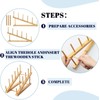 GIKIMO Wooden Puzzle Storage Rack - 2 Pack Puzzle Organizer