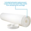 SpiroPure 20x4.5 Empty Refillable Filter Cartridges with Polyester Pads (Case