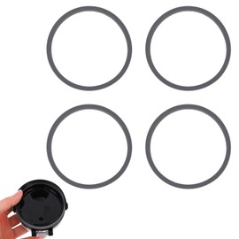 4pcs 3in Blender Rubber Sealing Gaskets, Blender Lid Seal O-Ring Replacement Parts Durable Sealing Gasket Compatible with Ninja BC151 Series Lid Accessories