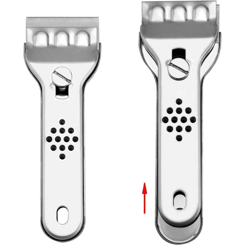 ieron Ceramic Hob Scraper, Stainless Steel Cleaning Glass Scrapers with