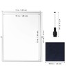 STOBOK Magnetic Whiteboard with Stand Dry Erase Board for Home