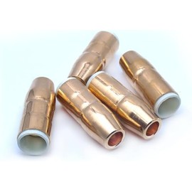 N-A5800C Nozzle For Miller AccuLock S Large 5/8" Flush Fit D-MA250 Diffuser and AccuLock S Contact Tips 5PK