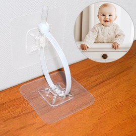 Furniture Anchors 24pack(12 Pairs) No Drill Furniture Straps for Baby Proofing Self-Adhesive Securing 180lbs Prevent Falling Anti Tip Earthquake Straps for Toddlers Kids Children Pets Safety (Square)