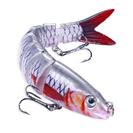 Fishing Lure, 13.5 cm Wobbler Artificial Bait Pike, Pike Fishing Lure, Spinner Bait, Artificial Multi-Joint Swimming Bait, Fish Bait for Zander, Perch, Trout, Wobbler, Swimbait Fishing Accessories