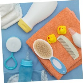 Juego De Peine Y Cepillo Para Bebés, Cerdas Naturales Suaves                                                                                          