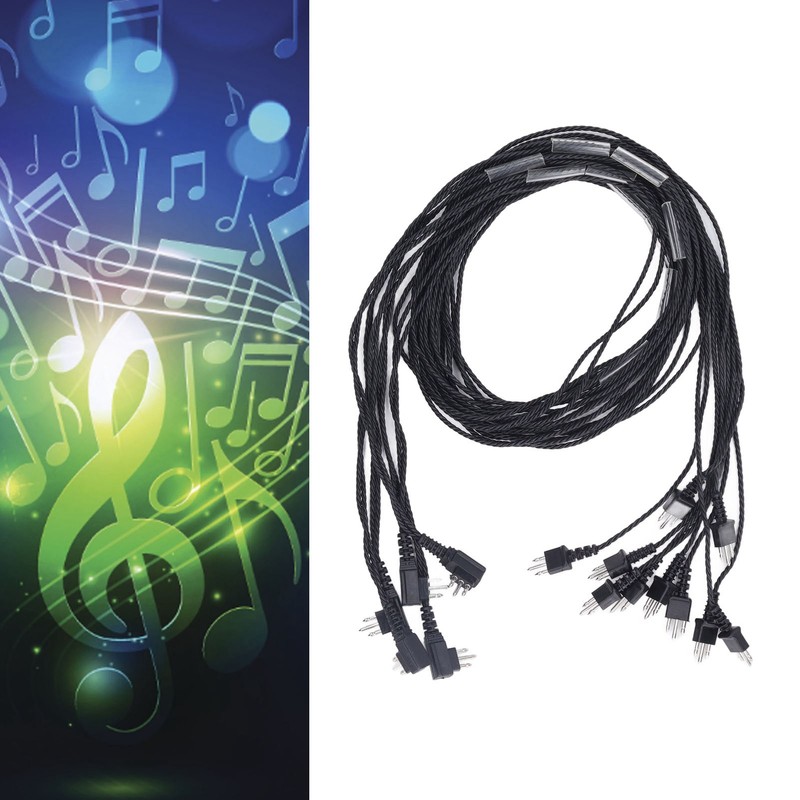 5pcs Sound Aid Adapter Cable Recevier Cable Hearing Device Accessories