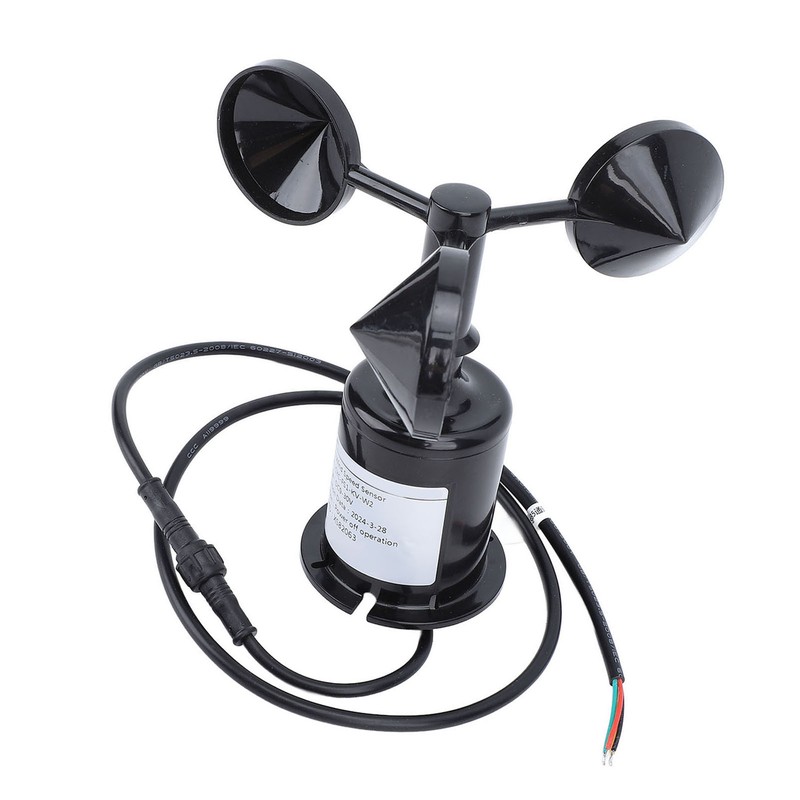Wind Speed Sensor Professional High Accuracy 3 Cups Wind Speed