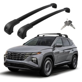 Roof Rack Cross Bars Compatible with Hyundai Tucson SE SEL N Line Limited NX4 2016-2025, Adjustable Aluminum Heavy Duty 300LBS Anti-Theft Lock Cargo Carrier Rooftop Crossbar for Bike,Snowboard,Luggage