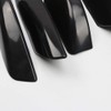 HIGH FLYING Black Roof Rails Rack Leg Cover End Cap
