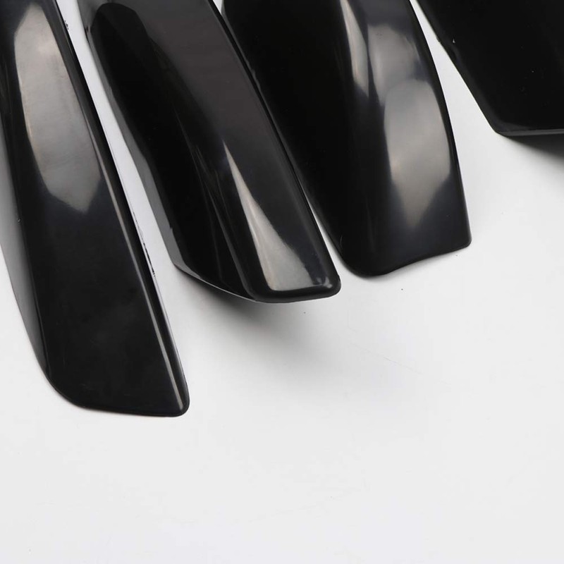 HIGH FLYING Black Roof Rails Rack Leg Cover End Cap