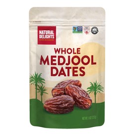 Natural Delights Fresh Medjool Dates, Whole, 8 oz (227 g)