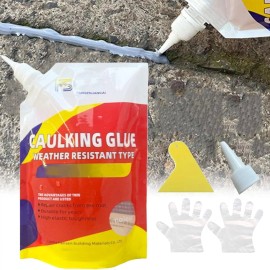 CaulKing New Set Concrete Crack Waterproof Repair Sealant Caulking Glue Weather Resistant
