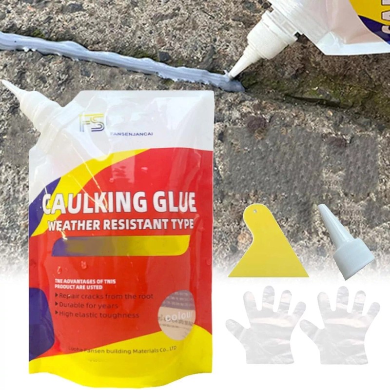CaulKing New Set Concrete Crack Waterproof Repair Sealant Caulking Glue