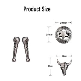 Leather tie Walquicks Fashion Bolo Tie,Handmade Vintage Bolo Ties for Men Western Cowboy Leather Necktie with Natural Tiger Eye Stone Costume Accessories for Men Women