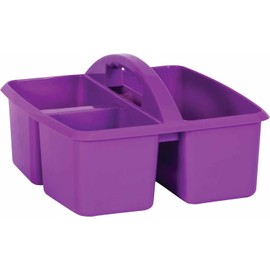 Teacher Created Resources Purple Plastic Storage Caddy, Pack of 6
