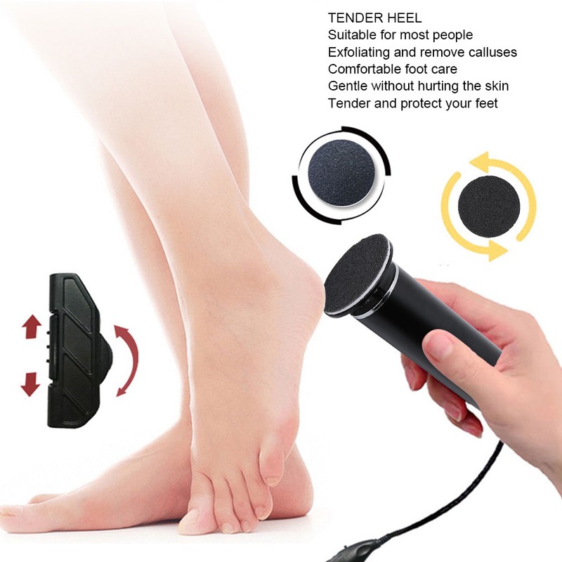 Electric Foot Callus Remover Exfoliate Dead Skin Removal Foot Grinder