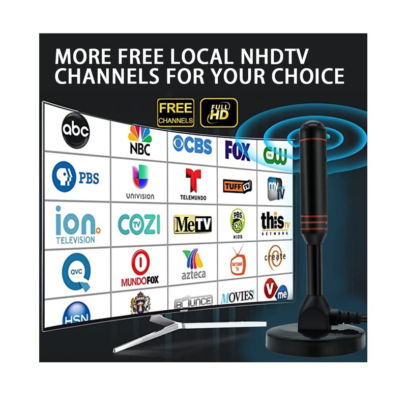 Vecys Digital TV Antenne DVB-T2 Portable Indoor Outdoor TV DTMB