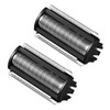 2 Packs Replacement Foil Shaver Heads Compatible with MANSCAPED The