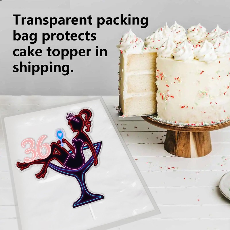 Decoración de pastel de tacón alto con purpurina rosa para