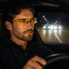 Yellow Lens Driving Glasses for Low-Light Use – Semi-Polarized Anti-Glare