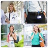 Vicloon JoJo, Pack of 2 ID Card Holder, Extendable Leather,