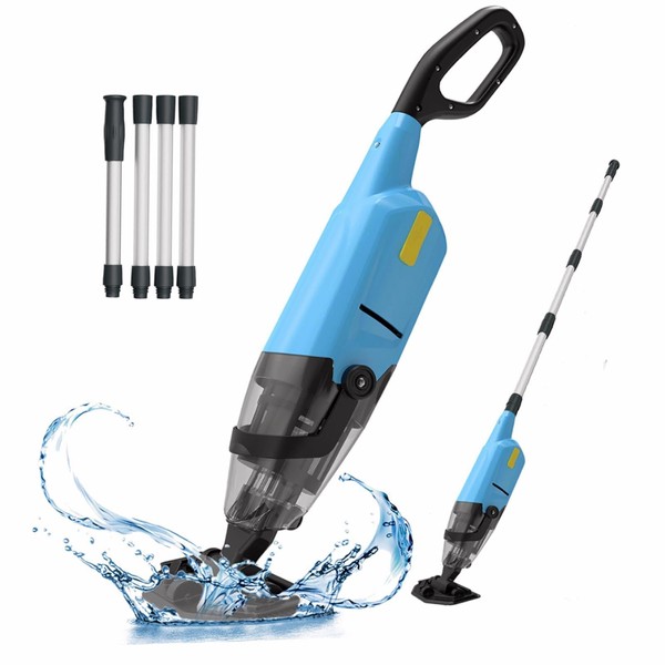 EFURDEN Pool Vacuum for Above Ground Pool, Cordless Handheld Rechargeable