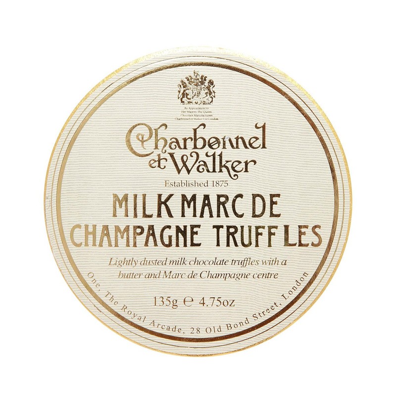 Charbonnel et Walker Milk Marc de Champagne Truffles 135 g