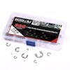 Hilitchi 300-Pcs 304 Stainless Steel E-Clip Circlip External Retaining Ring