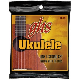 GHS ghs ウクレレ弦 HAWAIIAN UKULELE/ハワイアンウクレレ (コンサート/スタンダード) ブラックナイロン H-10