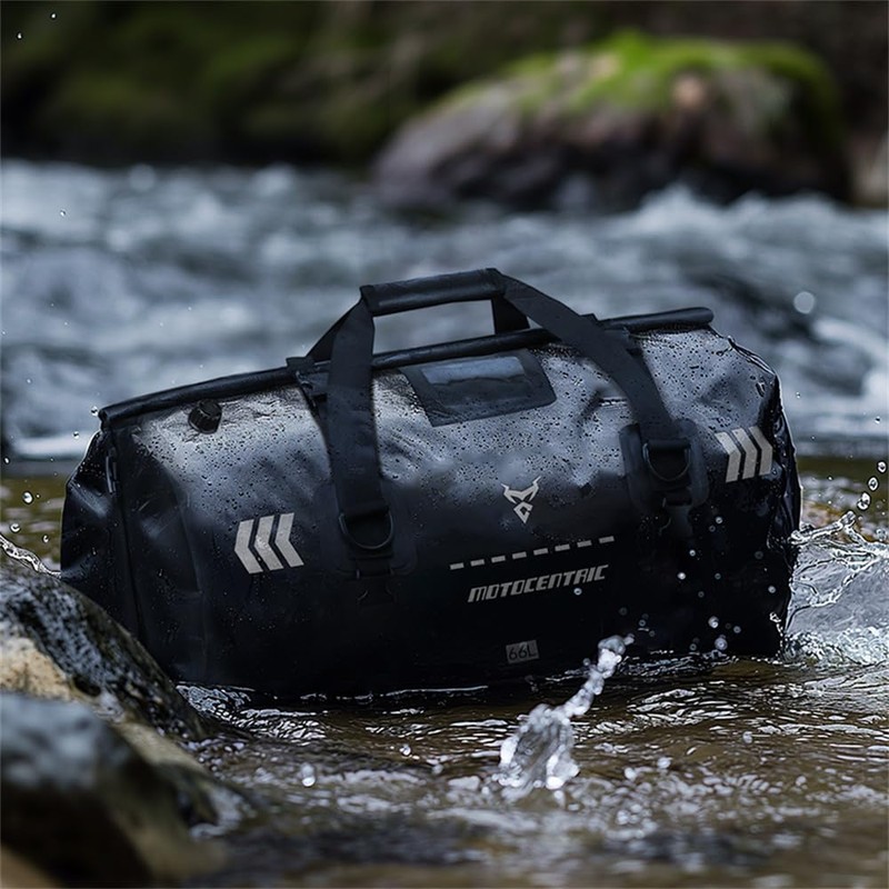 MOTO CENTRIC Waterproof Motorcycle Dry Bag,500DPVC Travel Duffel Backpack Adventage