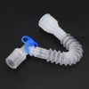 L Shaped Connector Disposable Retractable Ventilator Plateau Valve Circuit Extension