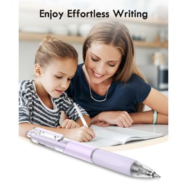 Xipan Gel Pens, 6 Pcs 0.7mm Quick Dry Black Ink Pen, Cute Ergonomic Fine Point Smooth Writing Pens, Back to School Office Supplies Fun Aesthetic Pastel Journaling Pen Gifts for Girl Student Women