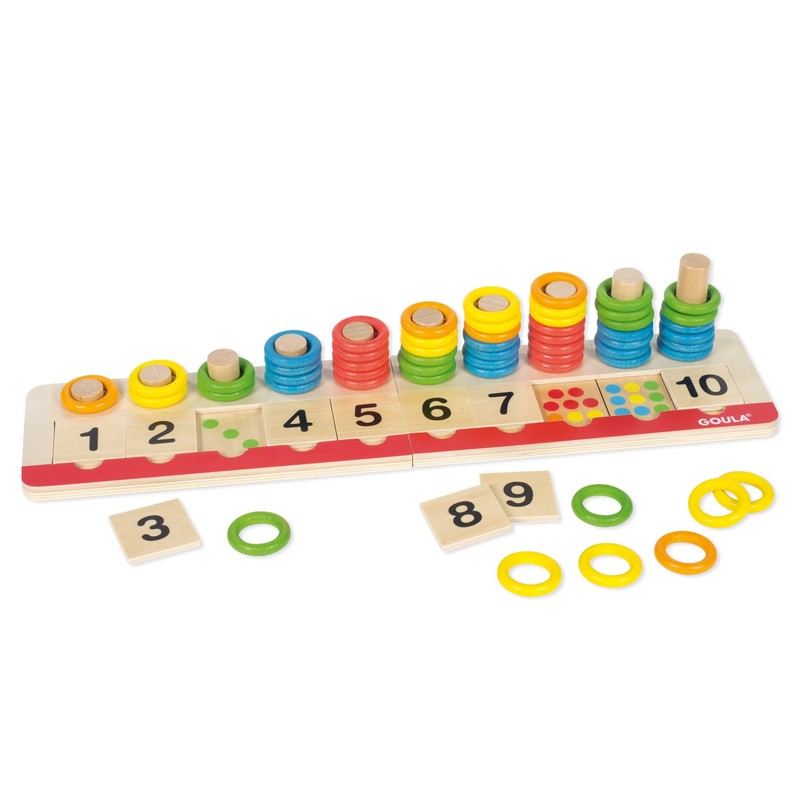 Goula 55157 Coloured Rings, Multi-Coloured