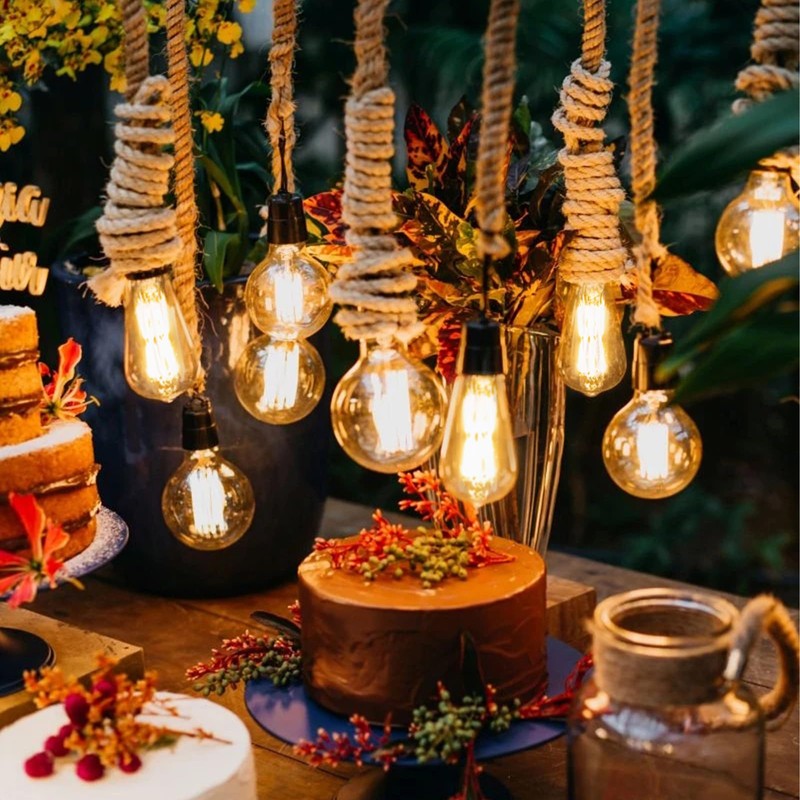 CREATE BRIGHT Vintage ST64 16W Dimmable Led Edison Bulbs 2700K