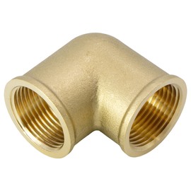 VARIOSAN Angle 90° 15204, 3/4 Inch Female Thread, Brass, Suitable for Drinking Water
