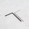 2pcs 4mm Silver 5mm Black Guitar Key For Martin Acoustic