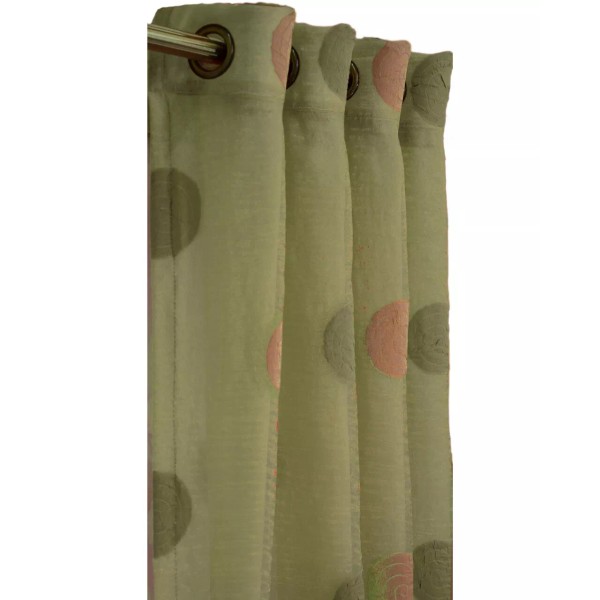 Brilliant Drapery Design Per panel - Beautiful Green Poco Dot