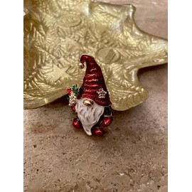 Gnome Brooch, Cute Gonk Jewellery for Women in a Gift Bag