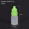 uxcell Plastic Dropper Bottles, 5ml/0.17 oz Empty Squeezable Dropper Bottle