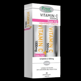 Power Health Promo High Potency Vitamin C 1000mg Rose Hip 2x20 Effervescent Tablets