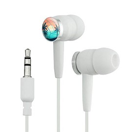 GRAPHICS & MORE Volleyball Beach Scene Novelty in-Ear Earbud Headphones
