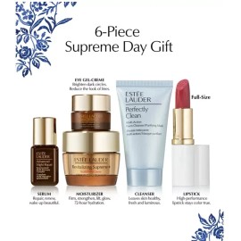 Estée Lauder Estee Lauder 6 Pc Gift Set Revitalizing Supreme Creme, Serum, Eye Care, Lipstick