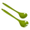 KUHN RIKON 24294 Salad Servers (Green/Dark Green), Plastic