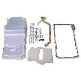 JGhyperX 302-2 81073 LS Swap Retrofit Engine Oil Pan Kit Aluminum Compatible with Chevy Ventura Omega Camaro Nova F-body G-body 1964-1992 LS1 LS2 LS3 LS6 5.3L 5.7L 6.0L 6.5L V8 Engines