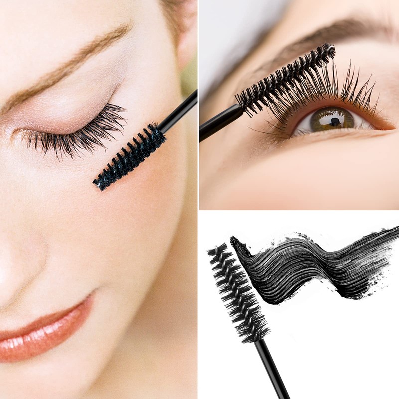 50PCS Disposable Eyelash Brushes Eyebrow Castor Oil Brush Mascara Wands