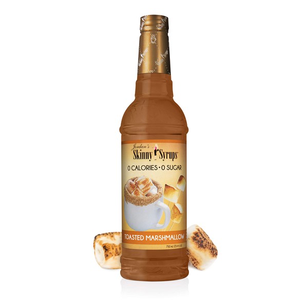 Jordan's Skinny Syrups Toasted Marshmallow, Sugar Free Flavoring Syrup, 25.4