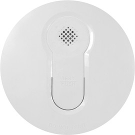 BG Electrical Optical Smoke Alarm, 230VAC Mains Powered Natural White
