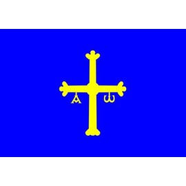 Spain Spanish Asturias 5'x3' Flag