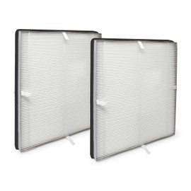 Fette Filter - 2 Premium True Hepa Air Purifier Filters Compatible with Vornado Air Purifier Models AC300, AC350, AC500, AC550, PCO200, PCO300 and PCO500 Replaces Part # MD1-0022 (2 Filters)