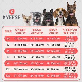 KYEESE Pijamas para Perros Ropa para Gatos con Ballena Trajes corporales para Perros después de una cirugía Ropa elástica para Perros Abrigo para Perros Mono para Perros Disfraz para Perros Traje de